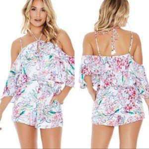 NWT L*Space Paisley Perfect Seaside Halter Romper